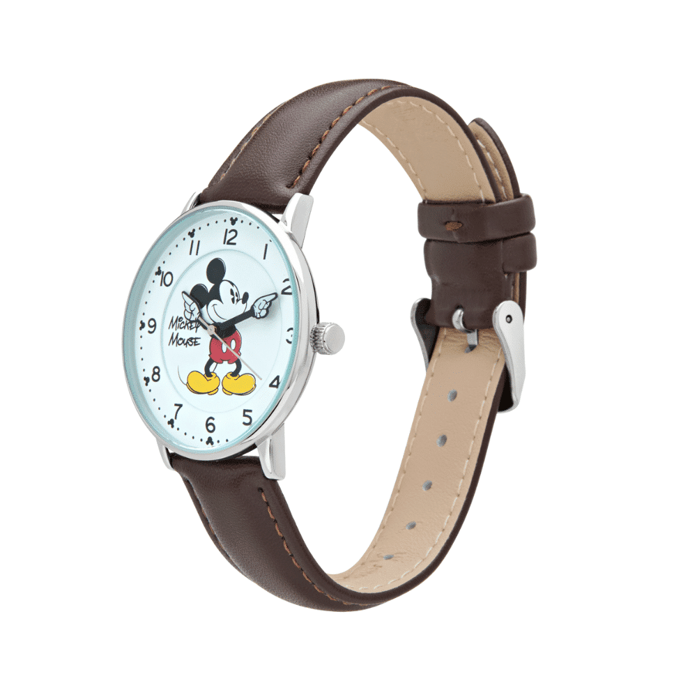 Disney Mickey Icon 38mm Brown Leather - Image 2