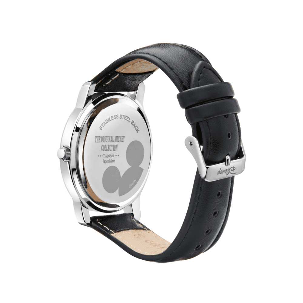 Disney Prime Mickey 36mm Black Leather Watch - Image 3