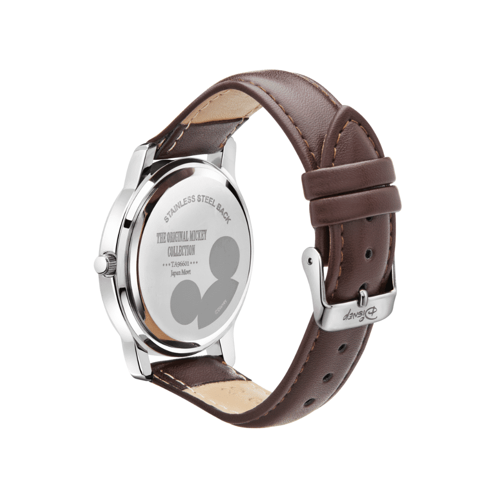 Disney Prime Mickey 36mm Brown Leather Watch - Image 3