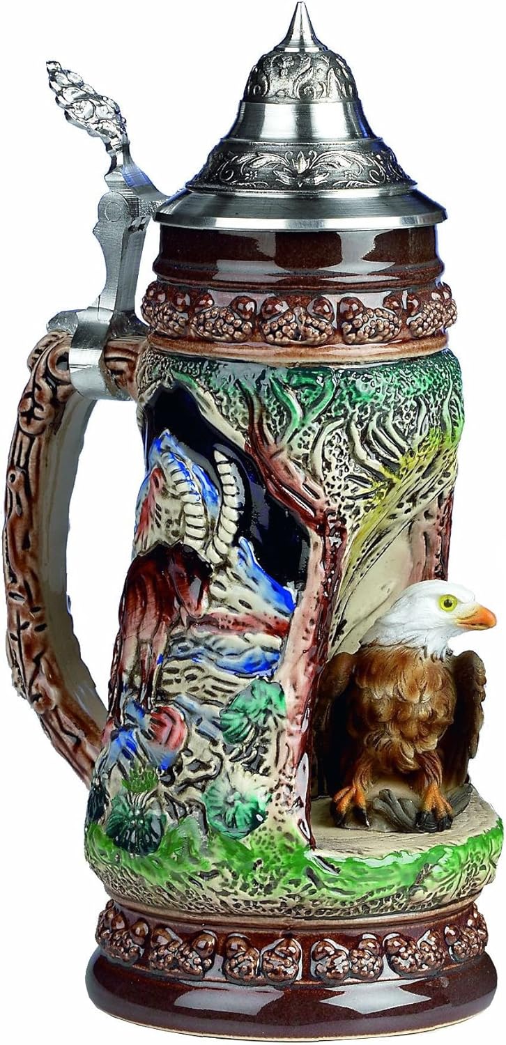 335-BA Wildlife Grotto with Eagle Stein - Image 2