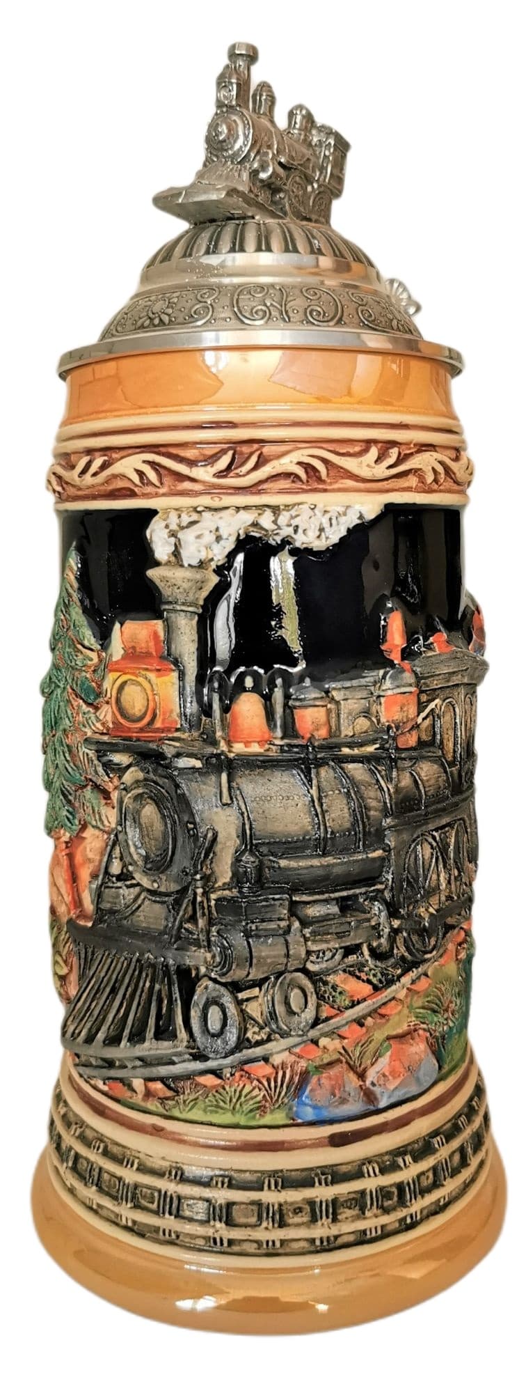 940T - 0.5ltr King Stein with Pewter Train - Image 3