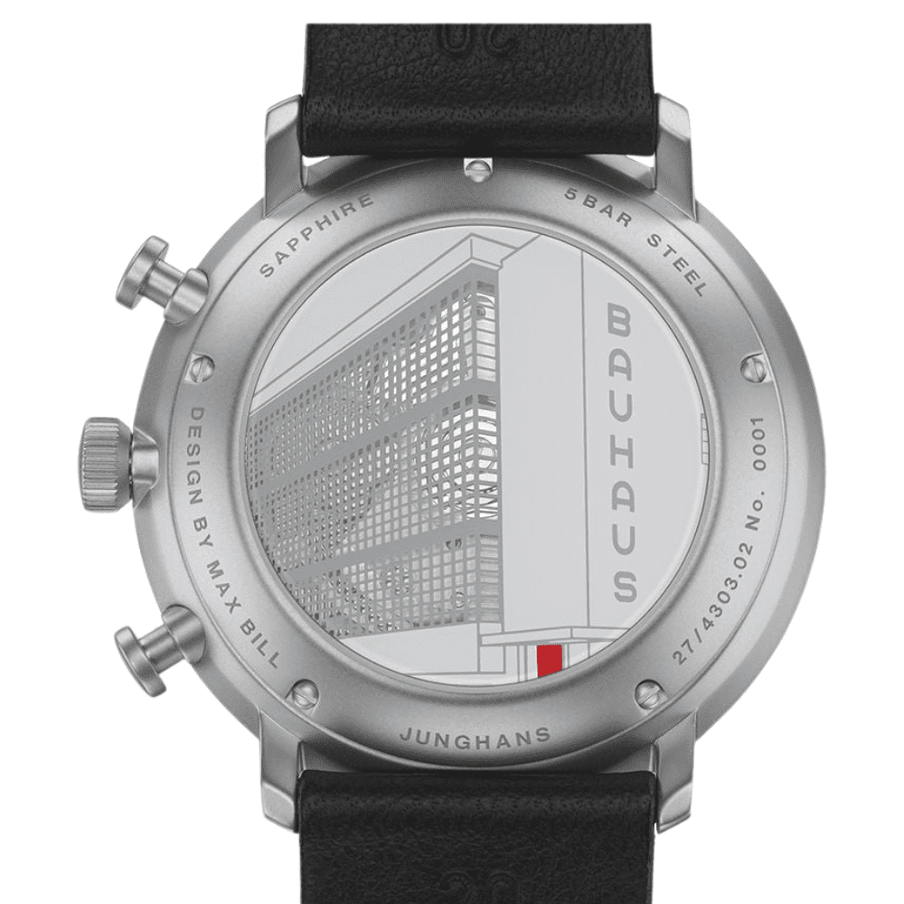 Max Bill Chronoscope Bauhaus Watch - Image 2