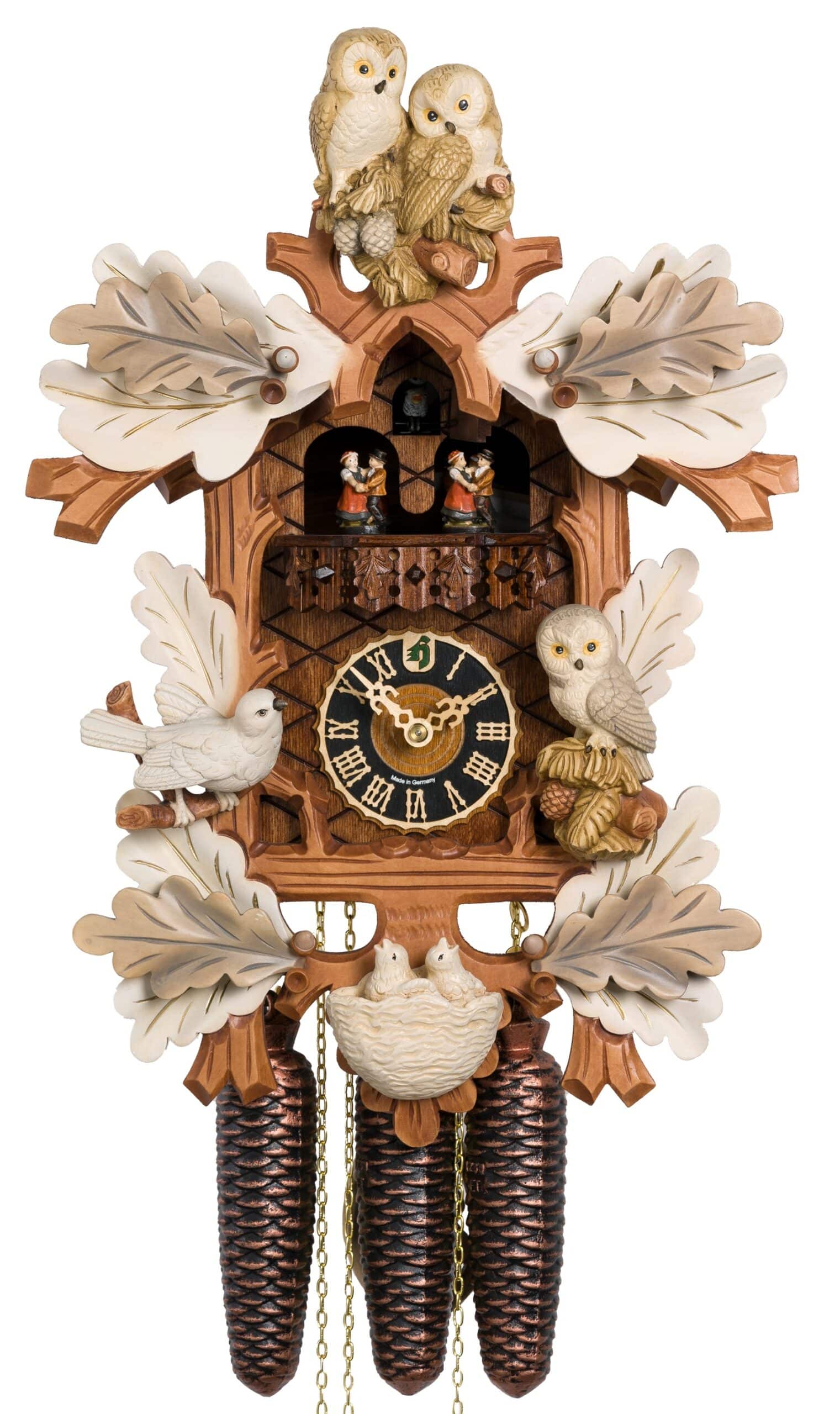 Cuckoo Clock with Owls - 8679-4TAW