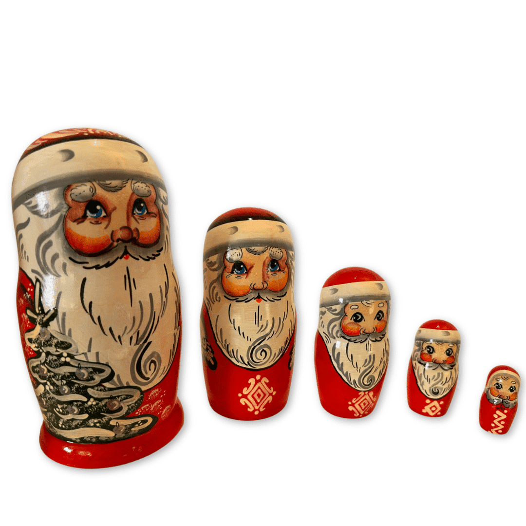 Santa Claus 5 Piece Matryoshka Doll Set - Matry12