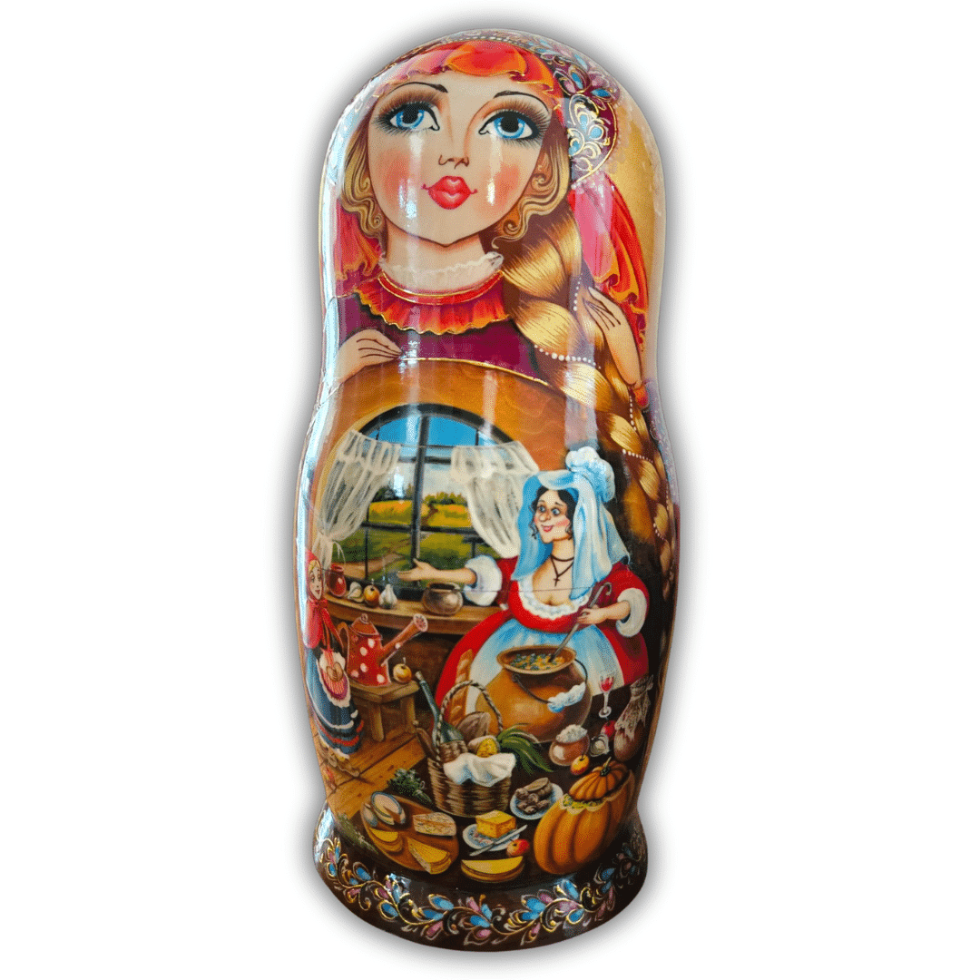 Limited Edition Little Red Riding Hood 10 Piece Matryoshka Doll Set - Matry13 - Image 2