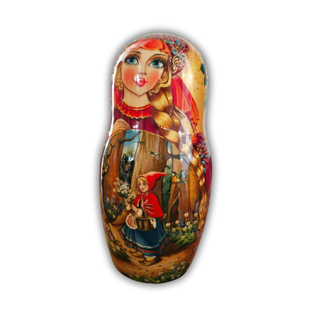 Limited Edition Little Red Riding Hood 10 Piece Matryoshka Doll Set - Matry13 - Image 3