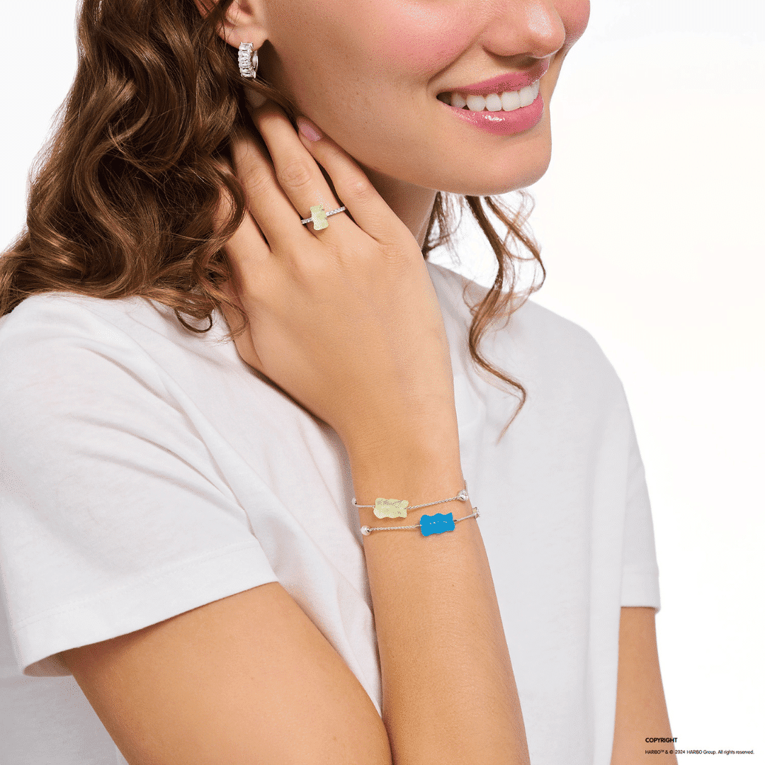 Silver Bracelet Blueberry Blue Goldbear - Image 2