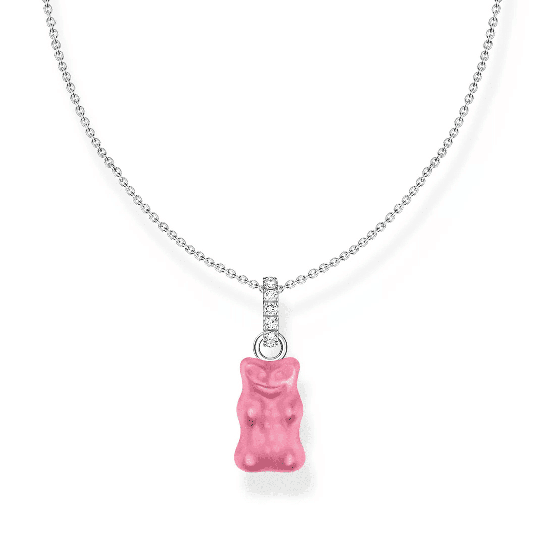 Necklace with Pink Goldbear - Image 2