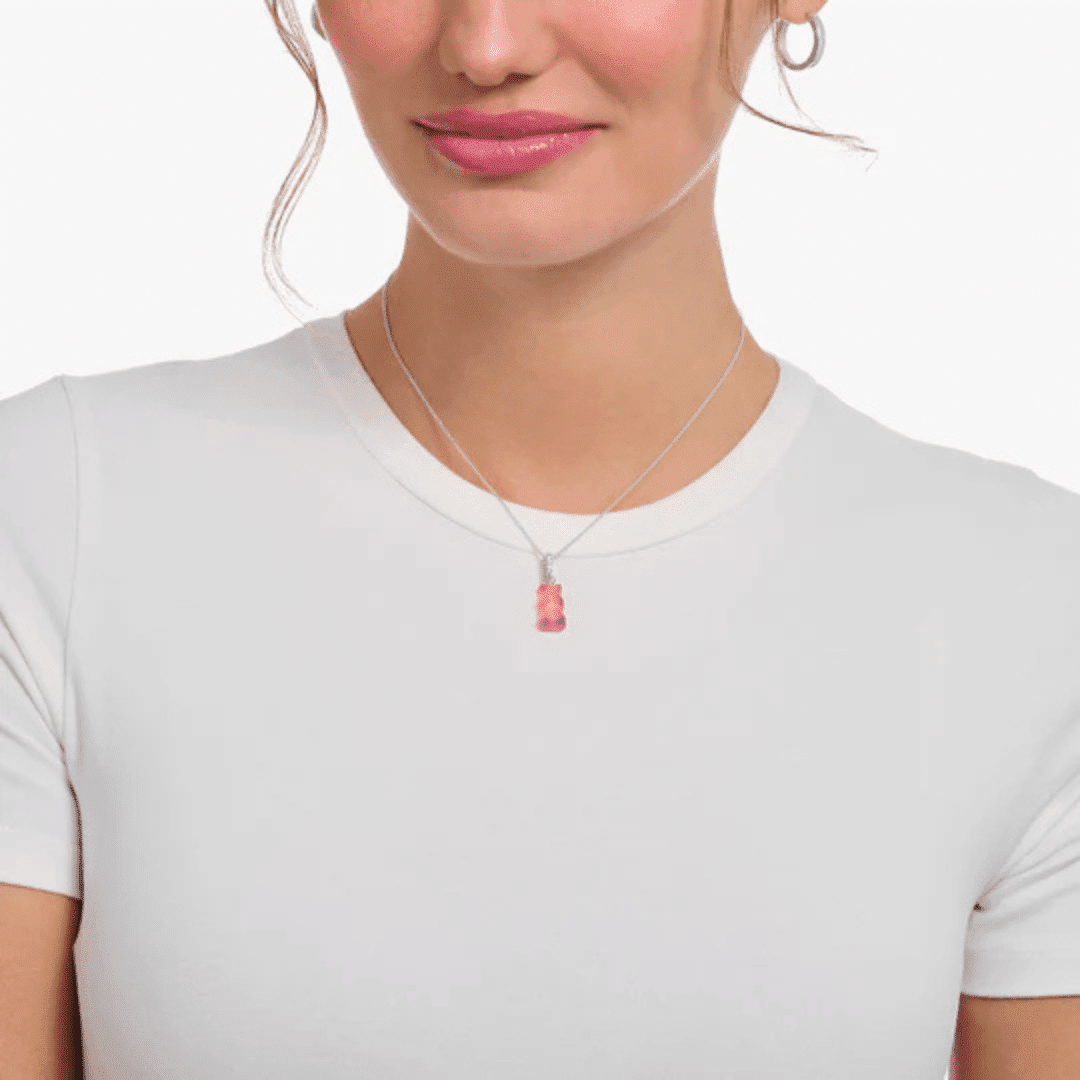 Necklace with Pink Goldbear - Image 3