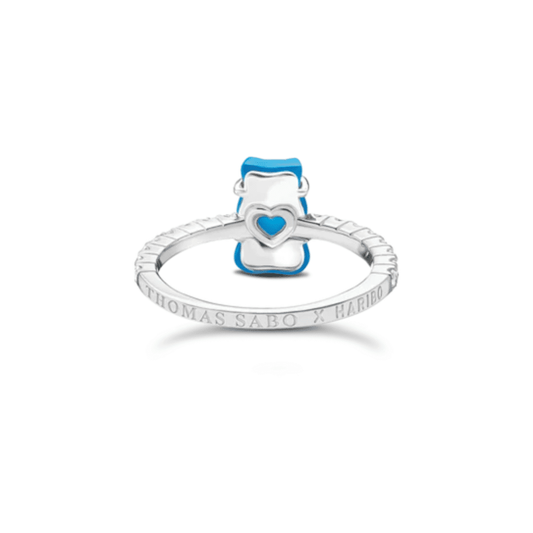 Ring with Blue mini Goldbear - Image 2
