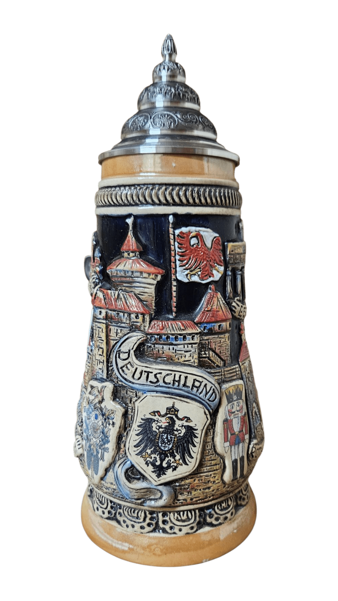 German City Panorama Rustic Stein