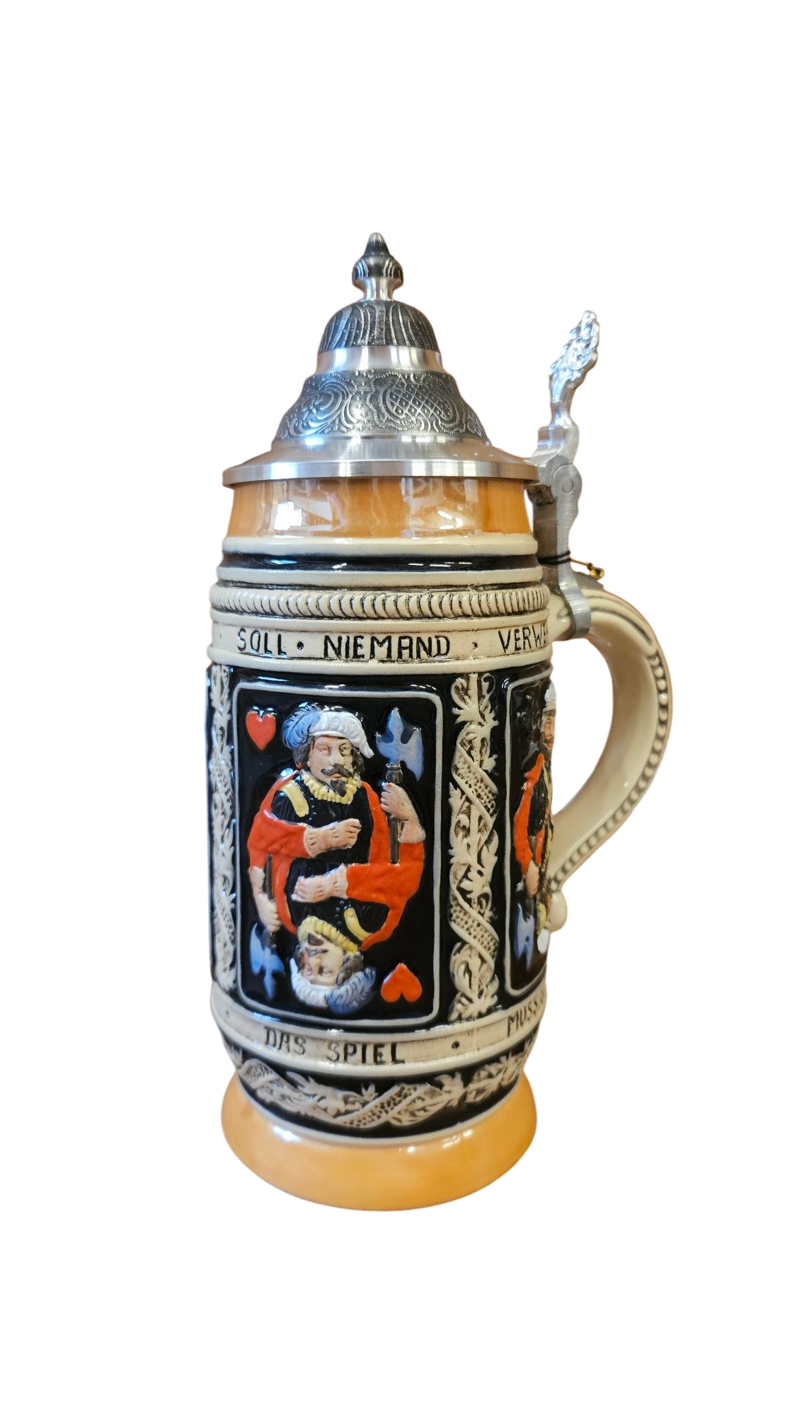 The Card Player Stein