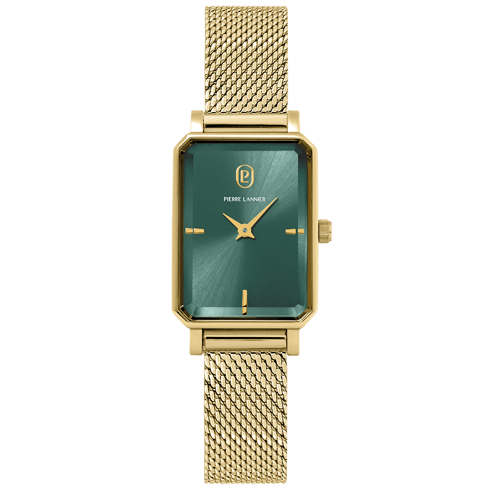 Ariane with green dial and gold strap - 006L572