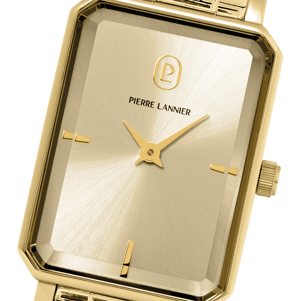 Ariane with gold dial and gold steel strap - 007J542 - Image 3