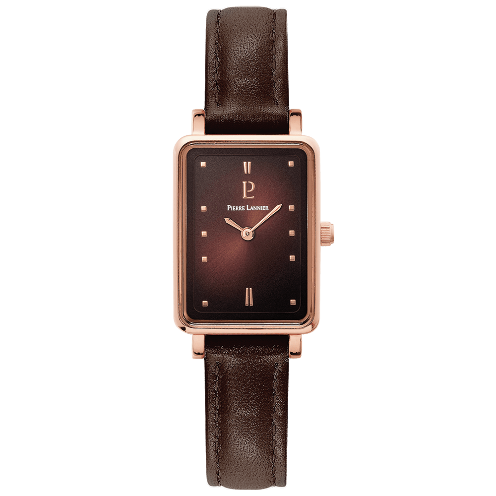 Ariane with brown dial and brown leather strap - 050K984