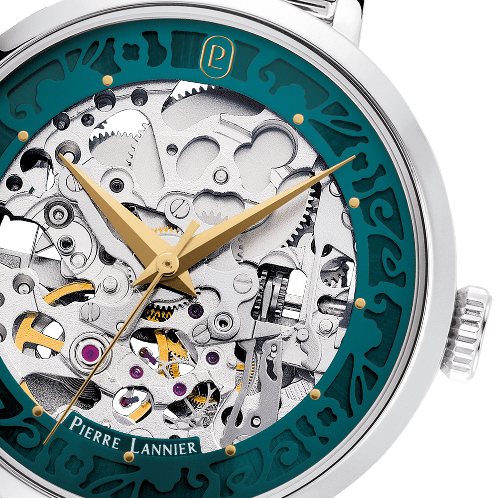 Automatic with green dial and silver stainless steel strap - 141K671 - Image 2