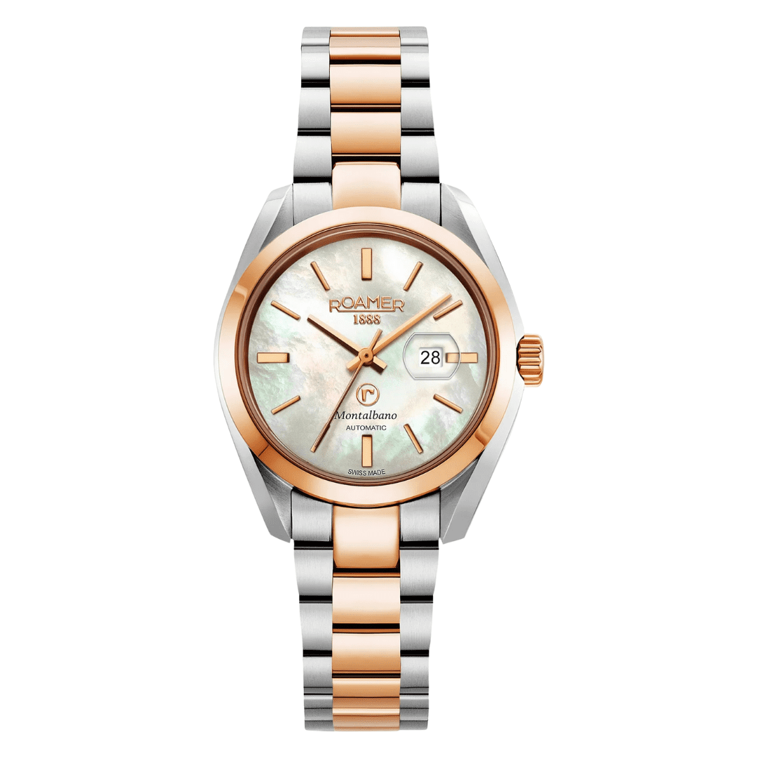 Roamer Ladies Montalbano silver and rose gold 996990 49 20 20