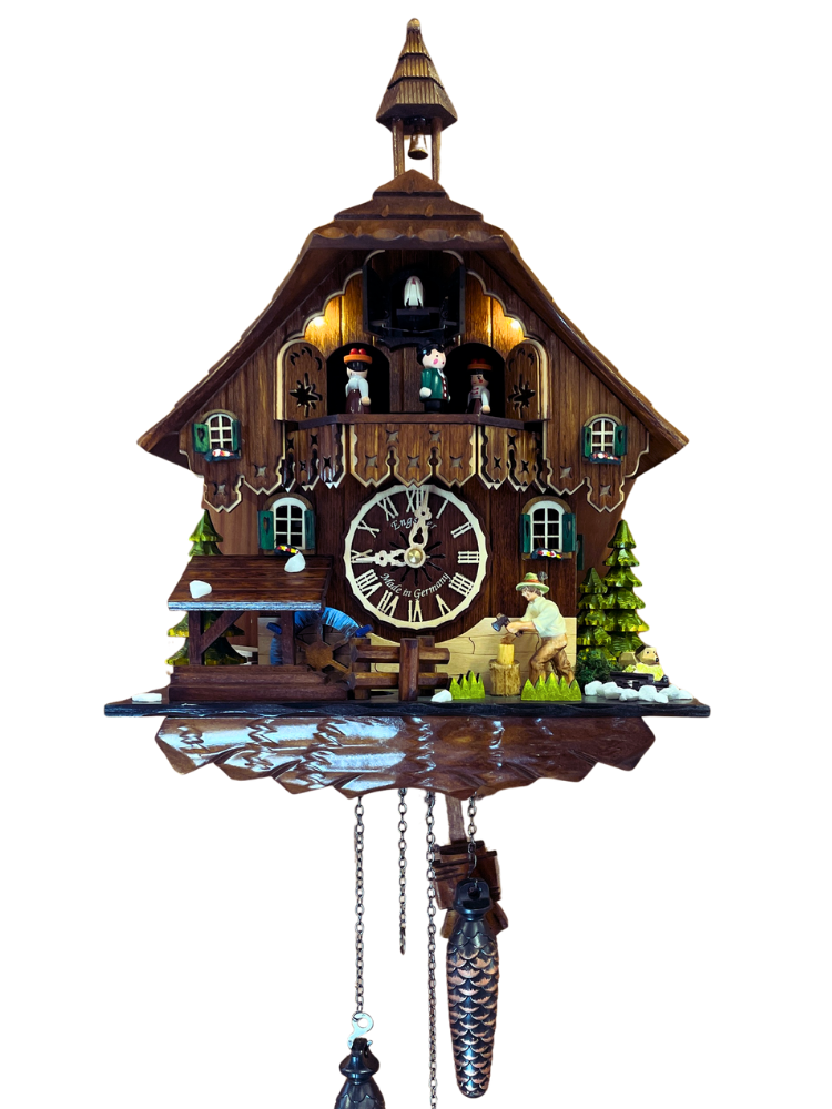 Chalet cuckoo w. fireplace large
