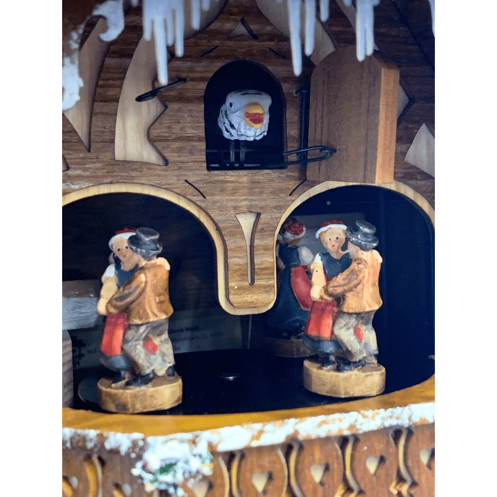 Hönes 6209TWI Black Forest Winter Chalet Cuckoo Clock - Image 2