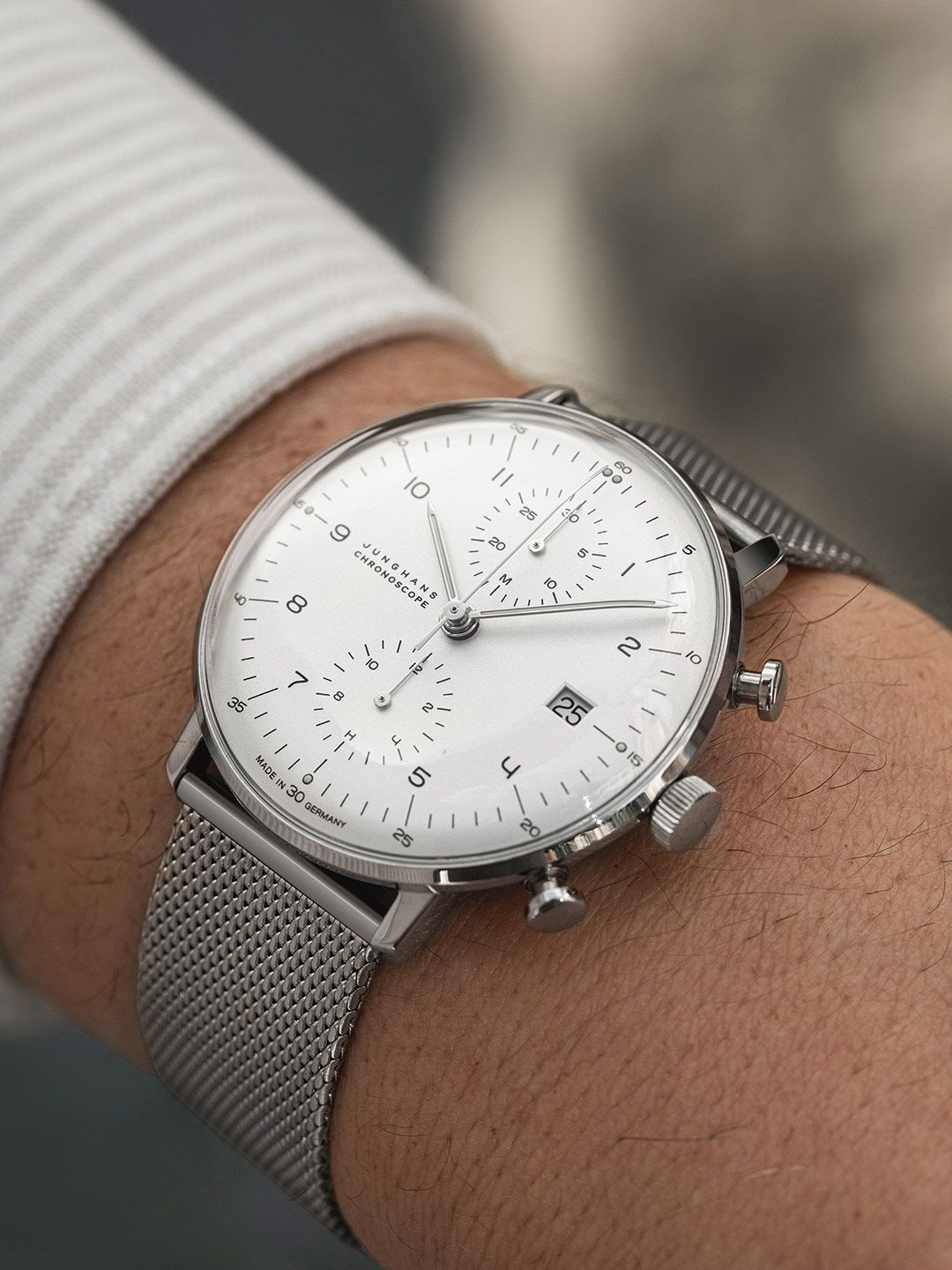 Max Bill Chronoscope Watch 27400346 - Image 5