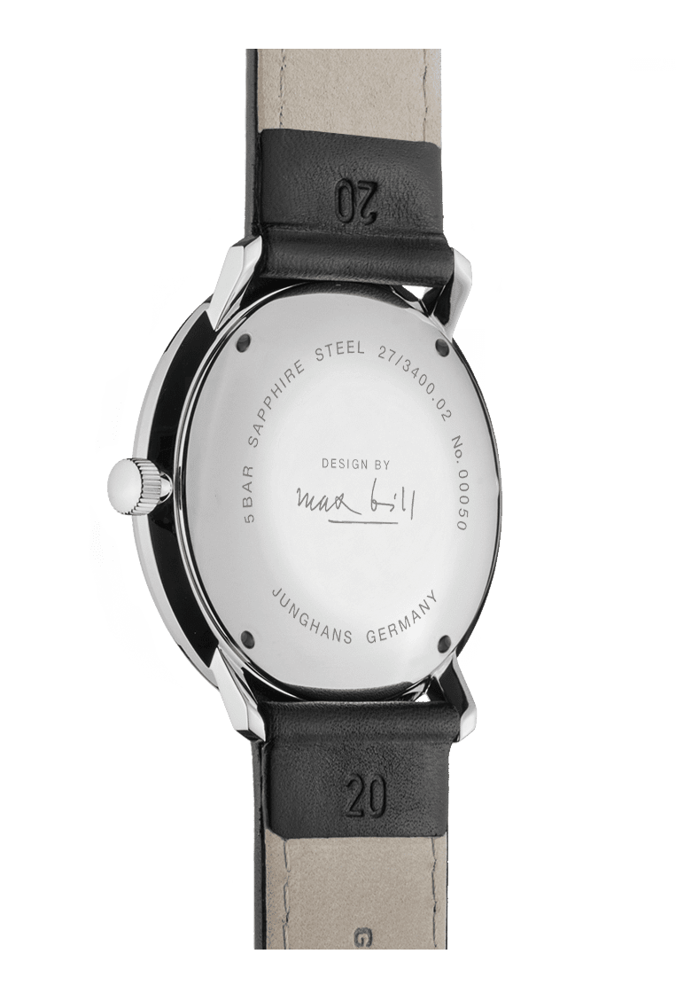 Max Bill Automatic Watch Black - Image 2
