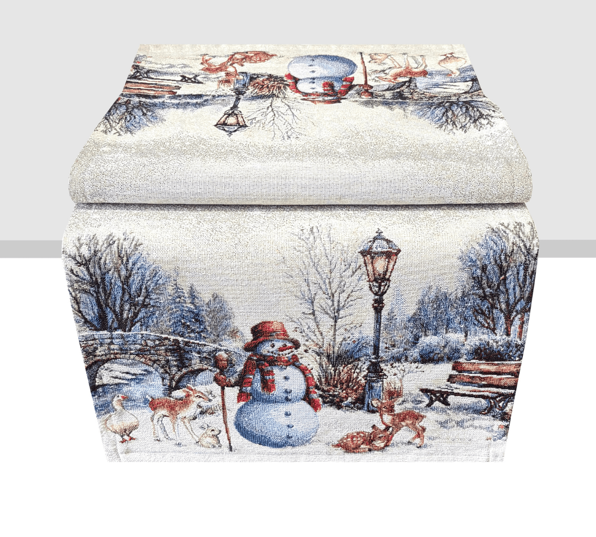 Winter in the Park Runner 35cm x 97cm