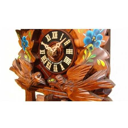 Moving Birds With Flowers Clock 400-3ENZ - Image 3