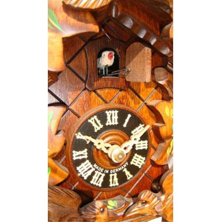 Moving Birds With Flowers Clock 400-3ENZ - Image 2