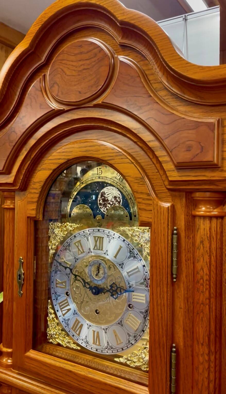 Nuremburg Grandfather Clock 909-12 - Image 5