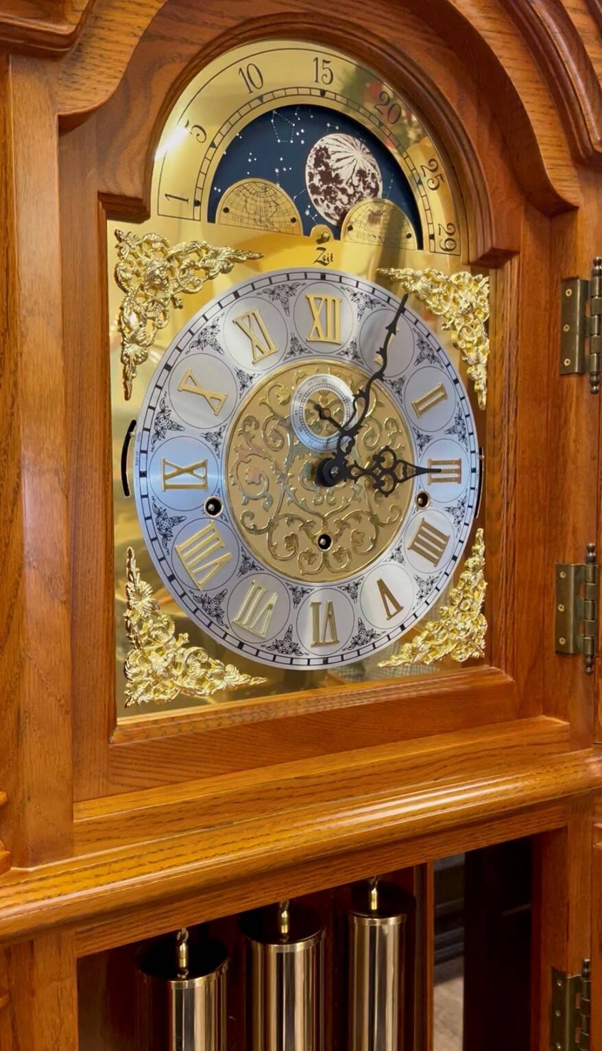 Nuremburg Grandfather Clock 909-12 - Image 3