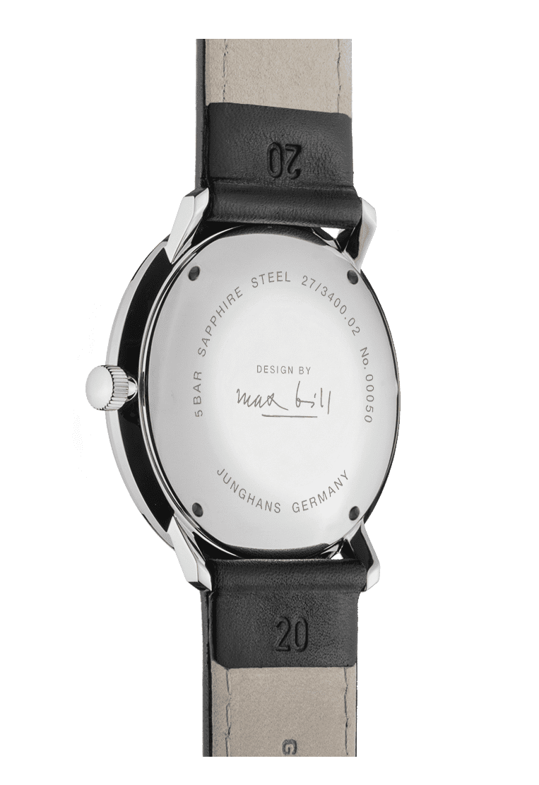 Max Bill Automatic Watch Black - Image 2