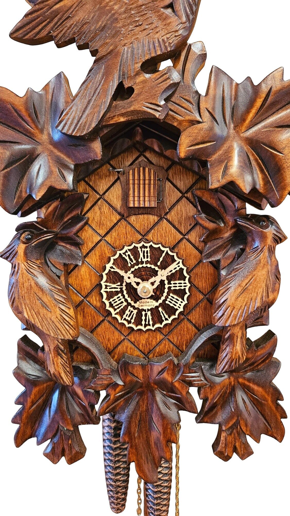 Birds and Leaves Cuckoo Clock 1101-3 - Image 2