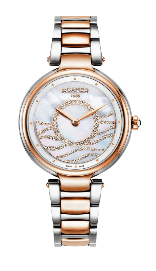 Roamer Lady Mermaid (Silver & Rose Gold Tone) - 600857-49-15-50