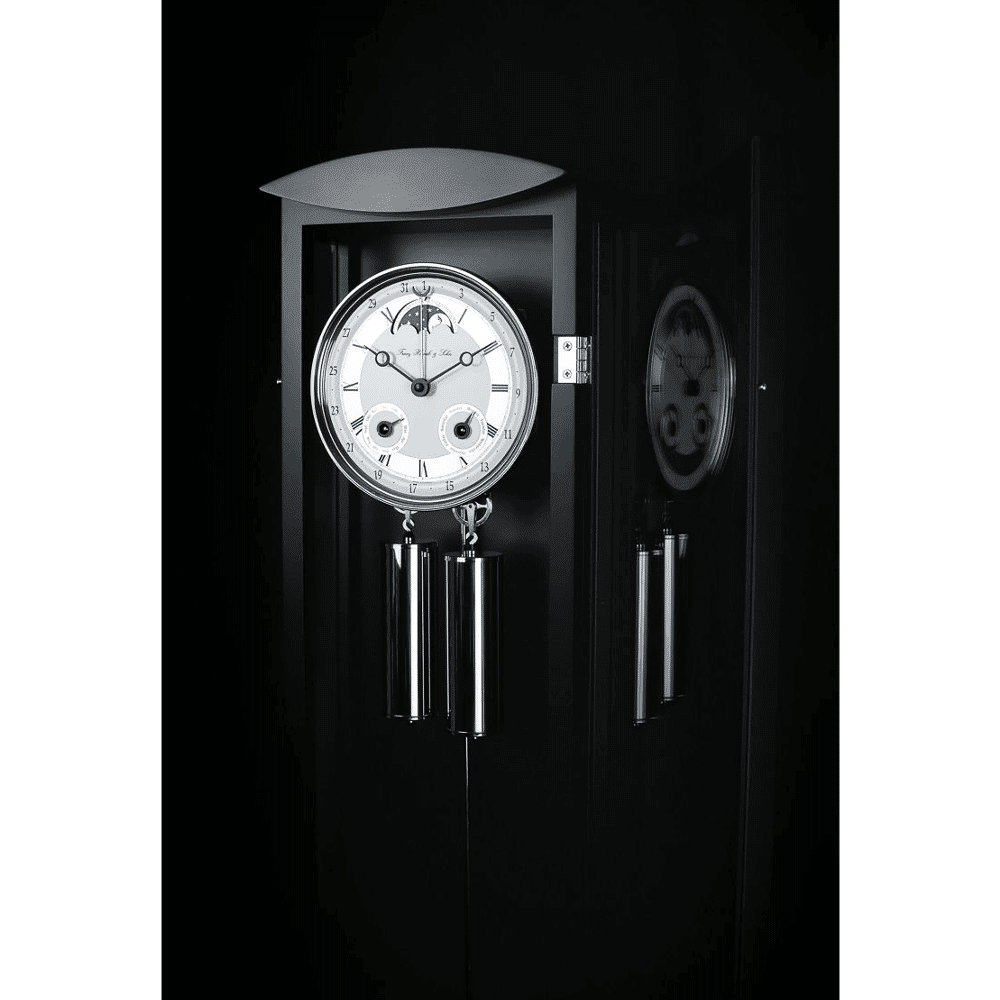 Mornington Hermle Regulator Clock Black - 70650-740058