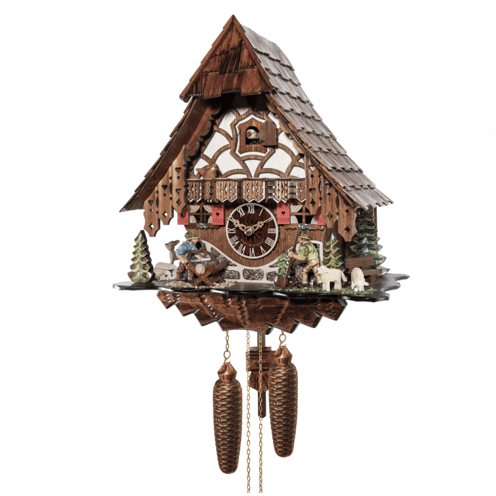 Wood Workers 8 Day Cuckoo Clock - 46619-8F