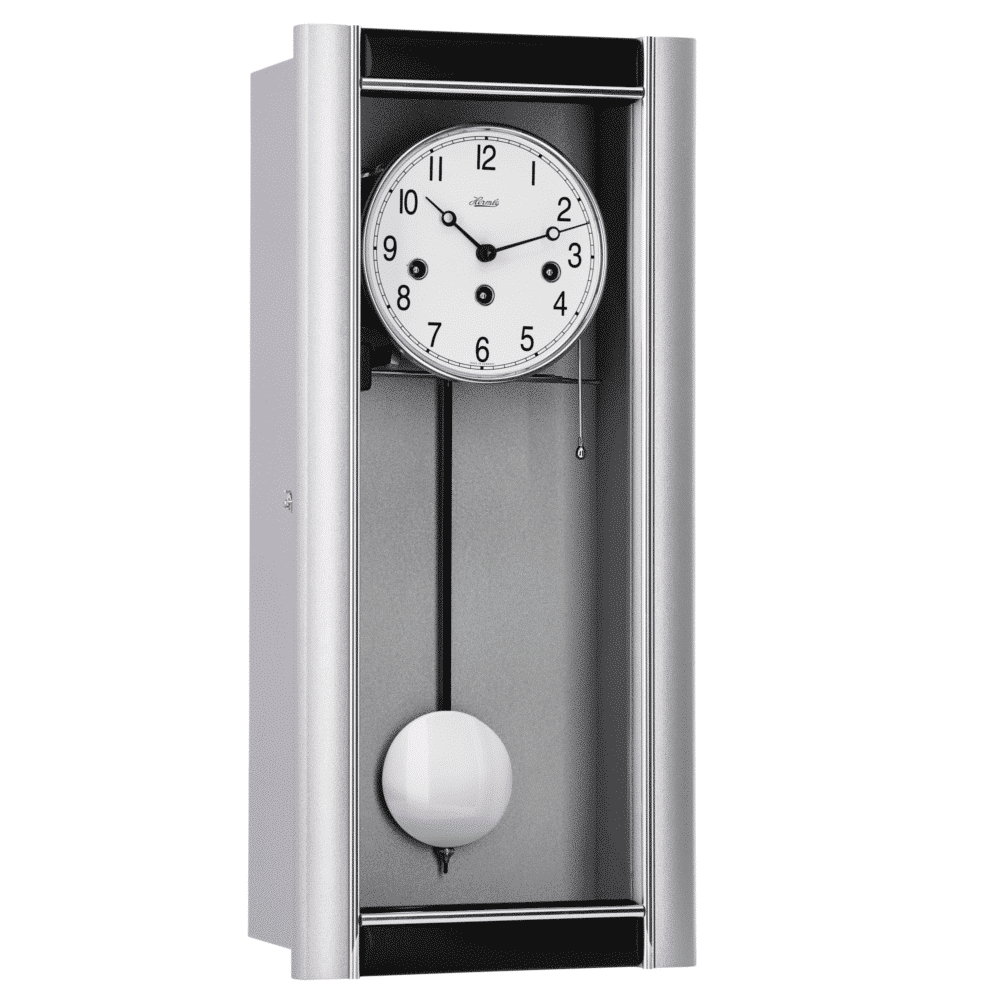 Hermle Silver Regulator Clock - 71003-L10341