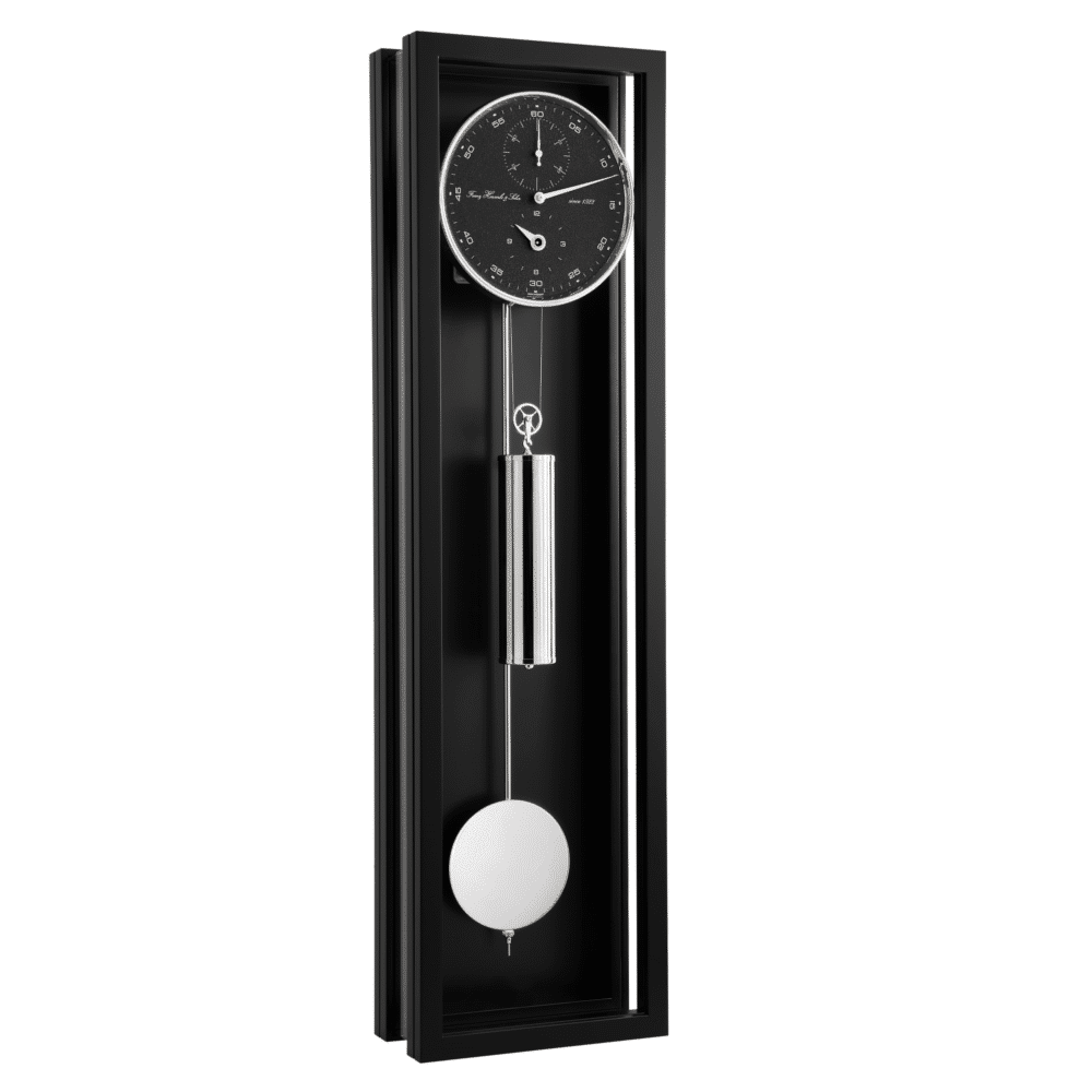The Emmett Regulator Wall Clock Black - 71007-740761