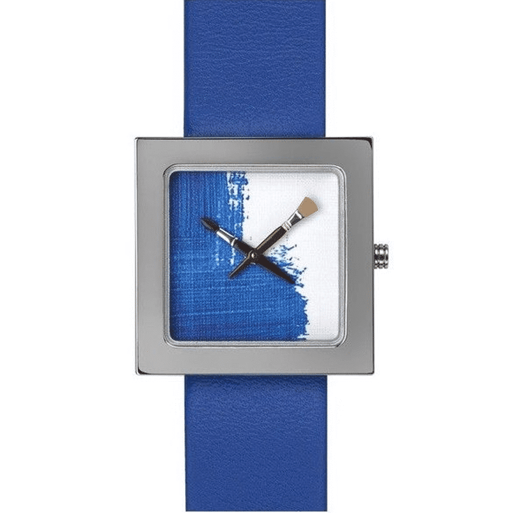 Akteo Blue Painters Watch - Blue Paint Kubik