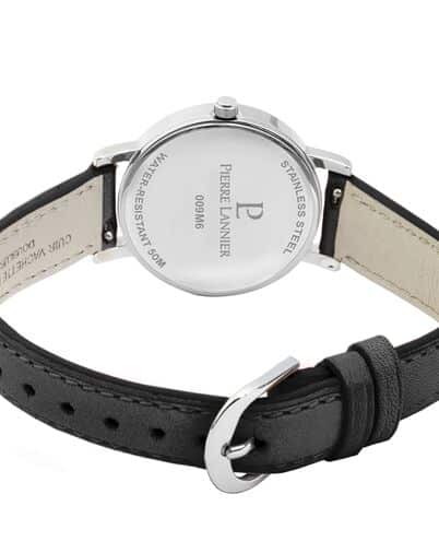 Ladies Watch MULTIPLES Black Dial Black Leather Strap - 009M633 - Image 3