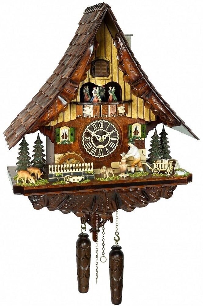 Trenkle Woodchopper Musical clock - 4288QMT