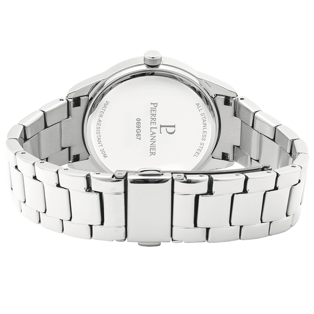 Roxane Watch with lime green dial and stainless steel strap - 069G671 - Image 4