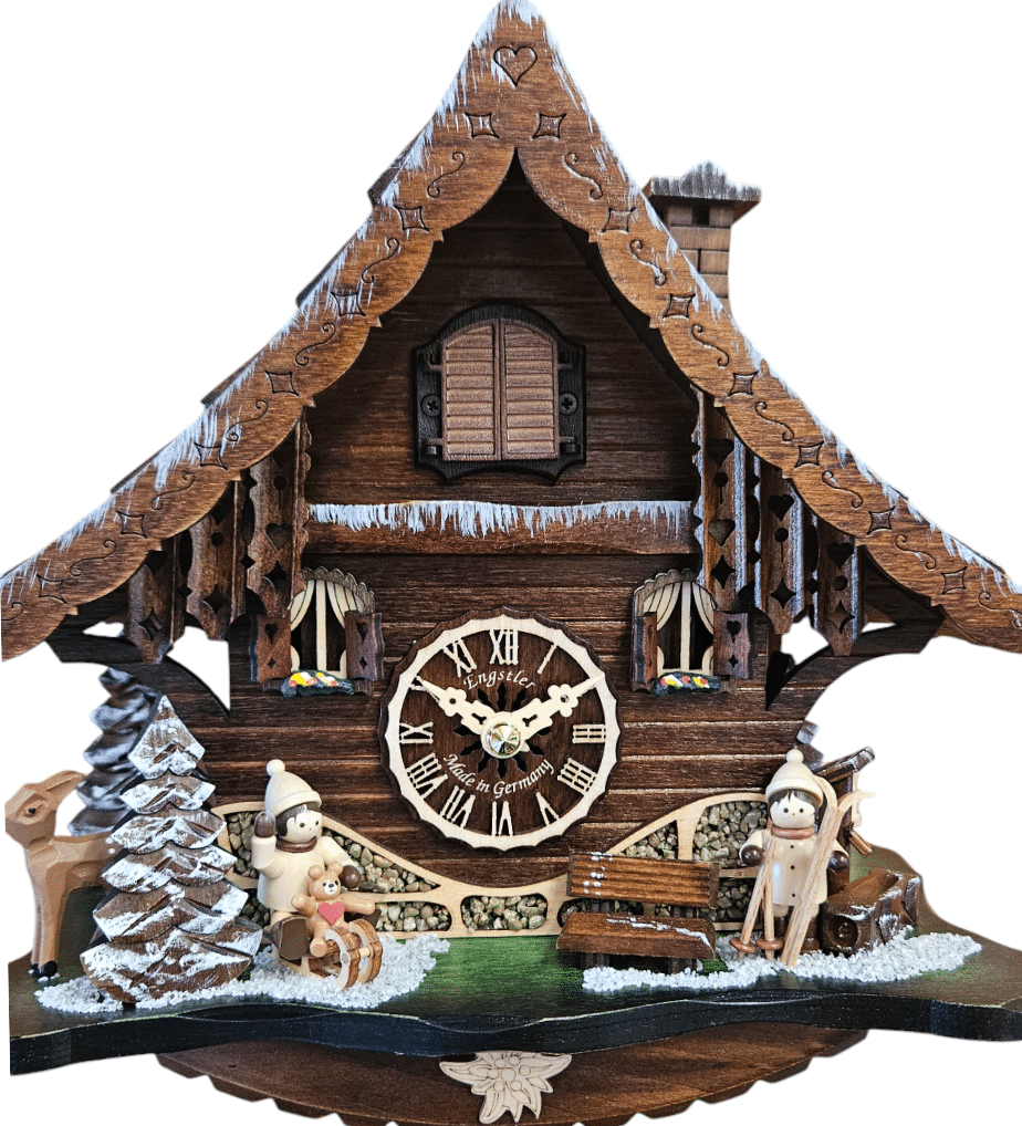 Cuckoo Clock with Skiers - 47124QM - Image 2