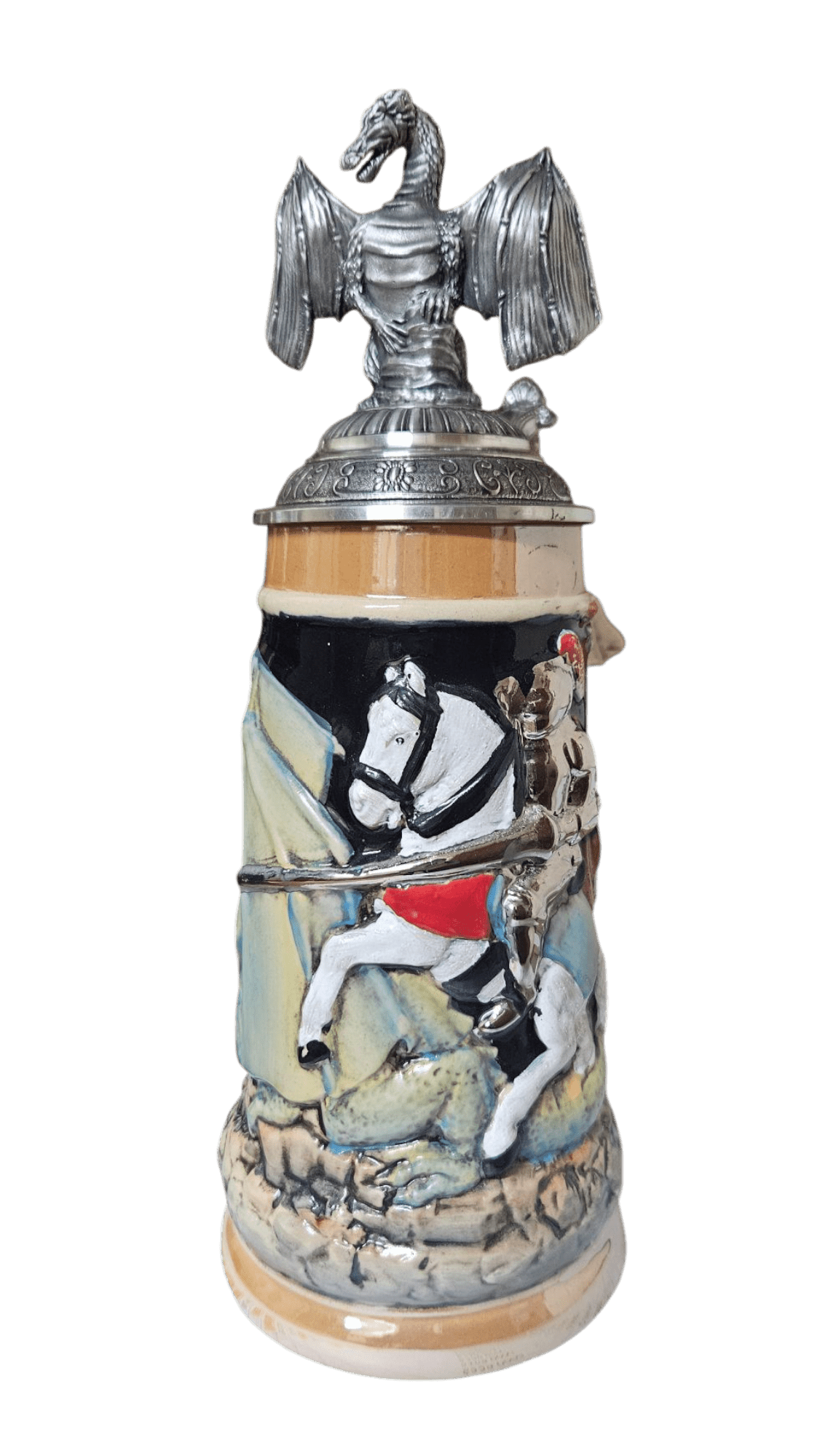 Knight and Dragon Beer Stein