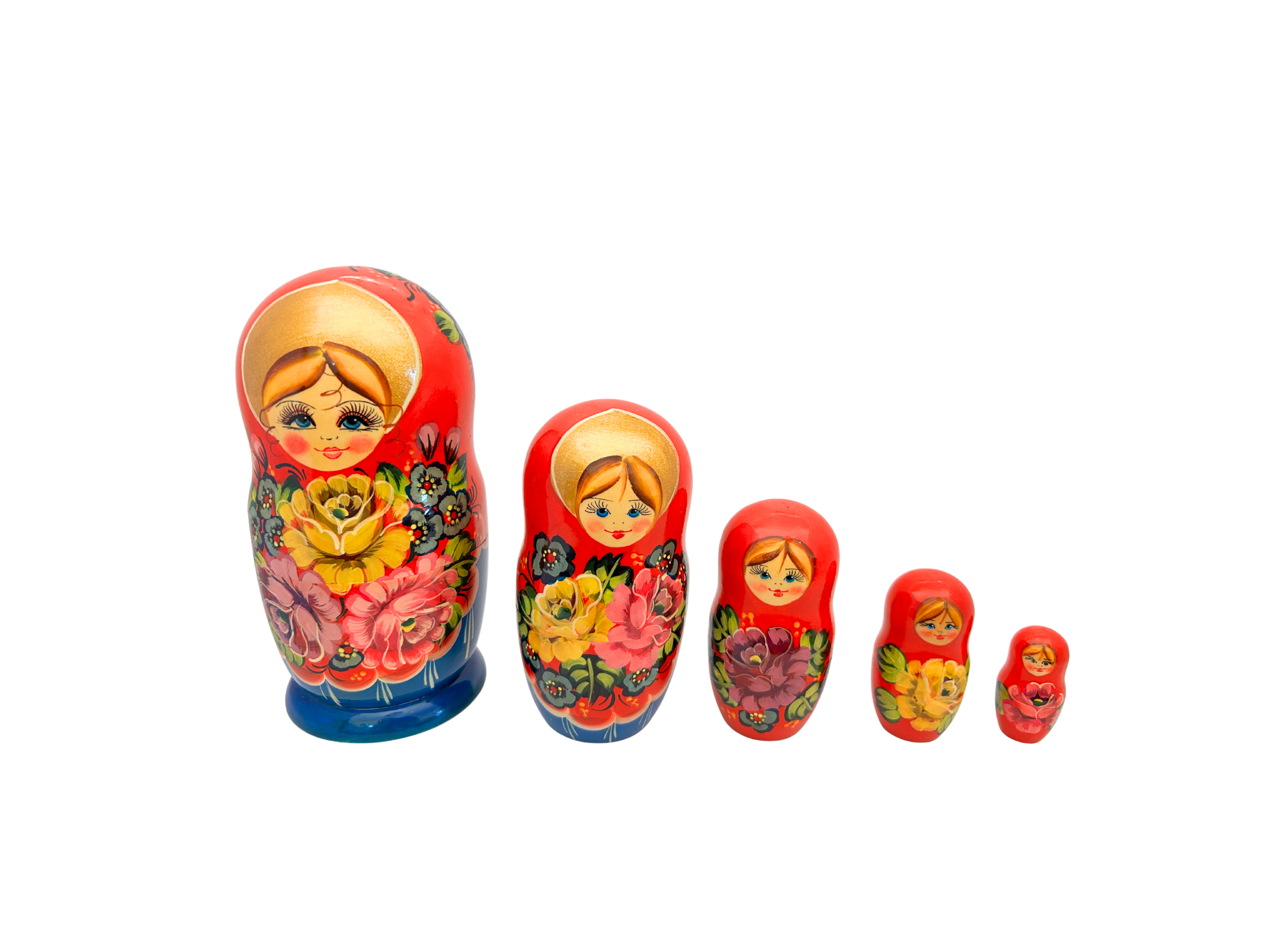 Artistic Floral Mila red (5 set large 18cm)