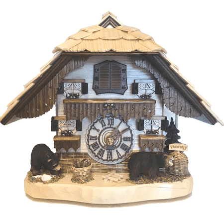 Honey Bears Mantel Cuckoo Clock - 4203QM