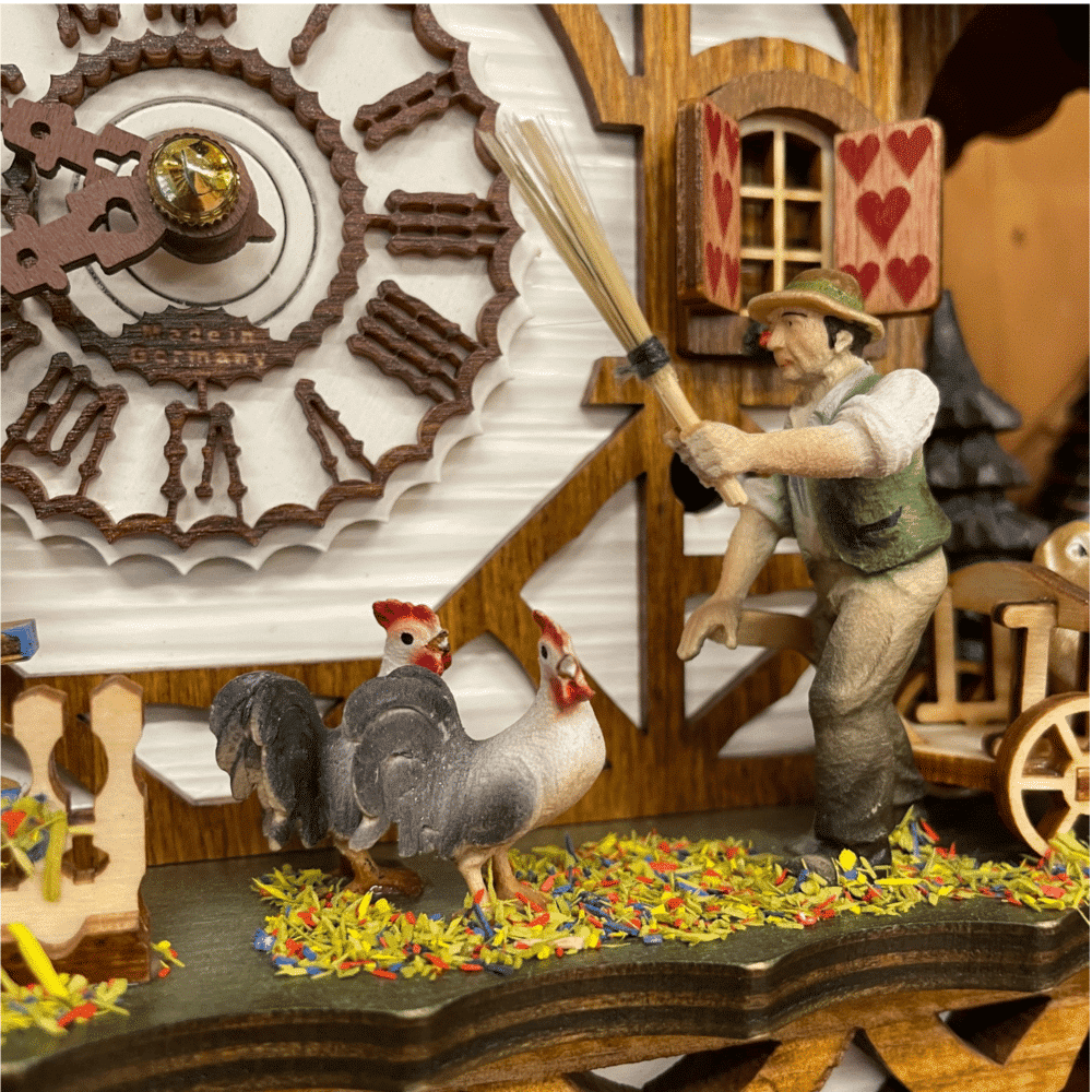 Moving Water Wheel and Farmer - 4271QM - Image 3