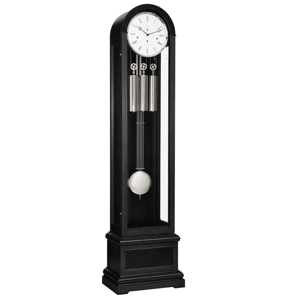 Charlotte Hermle Dome Grandfather Clock - Oak/Black/Mahogany/Cherry - 01087 - Image 3