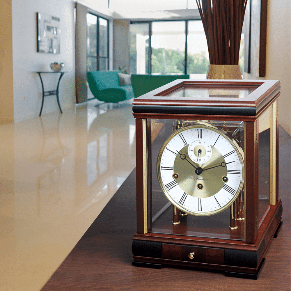 Bergamo Mantel Clock Mahogany or Cherry - 22998 - Image 3