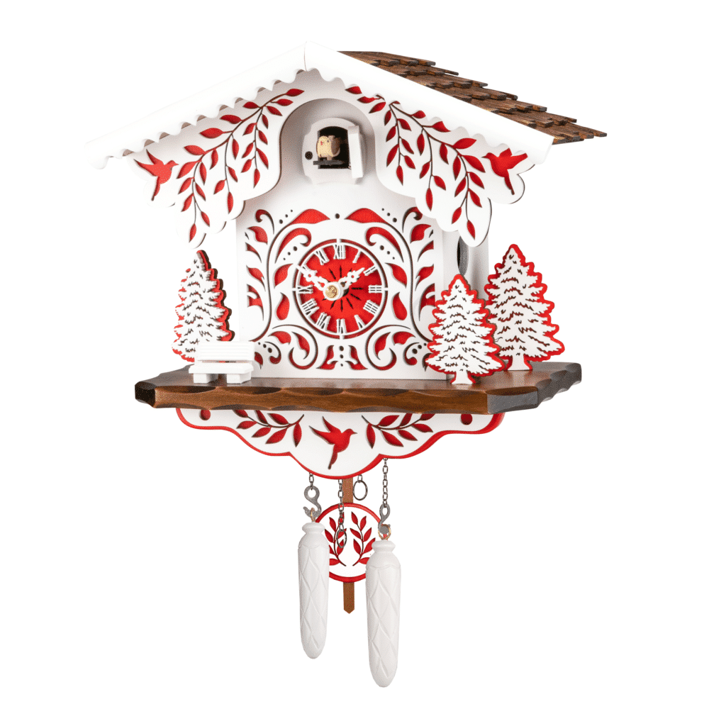 Engstler Cuckoo Clock Red/White - 330QMr