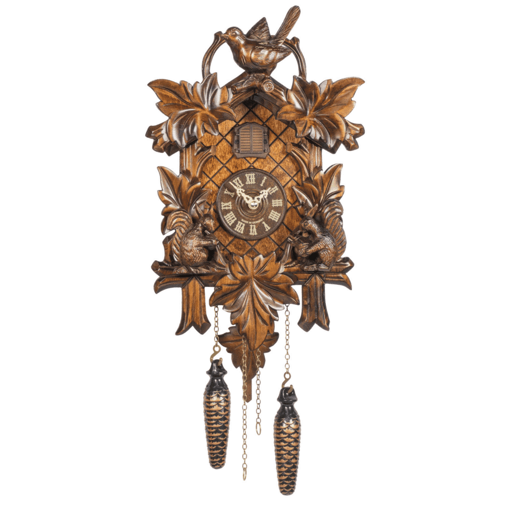Squirrels and Bird Cuckoo Clock - 363QM